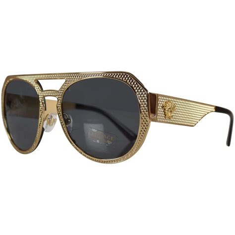 mens gold versace sunglasses|authentic Versace men's sunglasses.